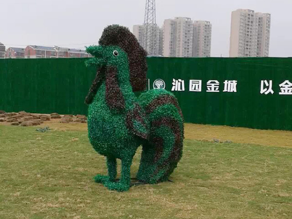 大公鸡绿雕